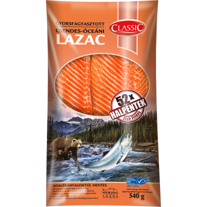 Classic gyorsfagyasztott csendes-óceáni lazac 540 g