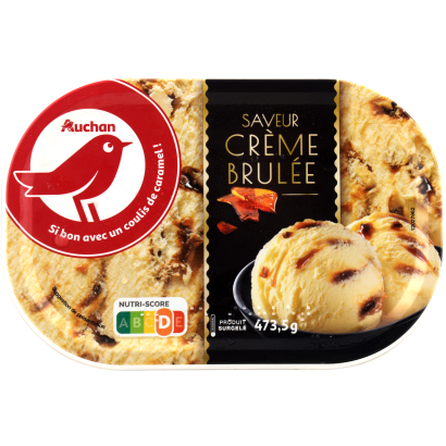 Auchan Kedvenc jégkrém créme brulée 473,5 g