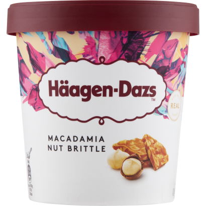 Häagen-Dazs vanília ízű jégkrém makadámia dió grillázzsal 460 ml