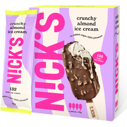 Nick's Mulitpack Mandulás jégkrém 4x 60 ml