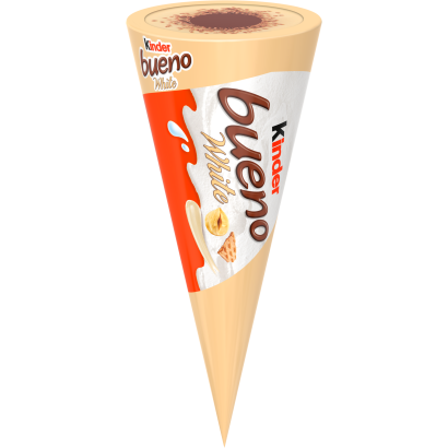 Kinder Bueno White mogyorós jégkrém mogyorós töltelékkel ostyatölcsérben 62 g