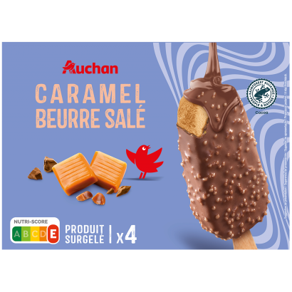Auchan Kedvenc sós karamell jégkrém x4 280 G