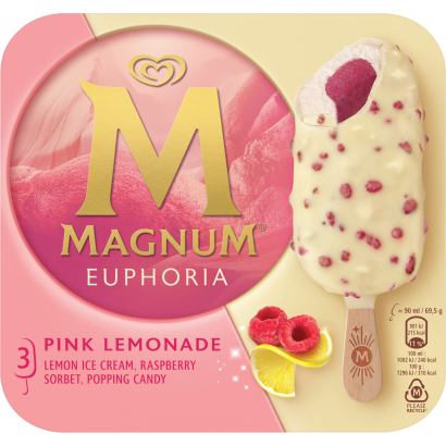 Magnum Multipack Jégkrém Pink Lemonade 3 x 90 ml
