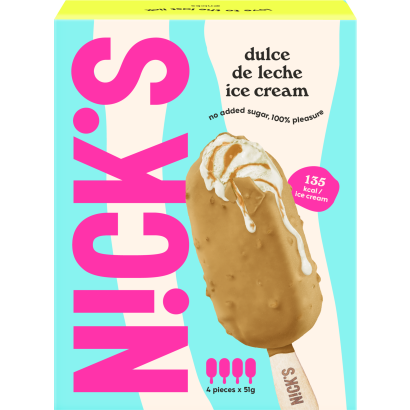 Nick's Dulce de leche pálcikás jégkrém multipack 4x60 ml