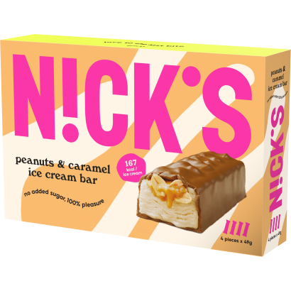 Nick's mogyorós karamellás jégkrém multipack 4x 70 ml