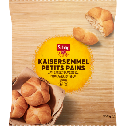 Schär gluténmentes fagyasztott császárzsemle 350 g