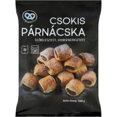 Frigotti előkelesztett, gyorsfagyasztott csokis párnácska 1000 g
