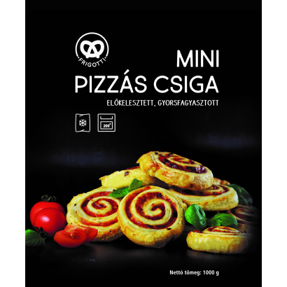 Frigotti előkelesztett, gyorsfagyasztott mini pizzás csiga 1000 g
