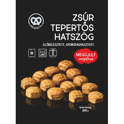 Zsúr tepertős hatszög 800 g