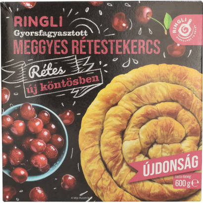 Meggyes rétestekercs 600 g