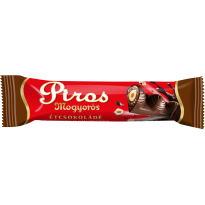 Piros Mogyorós étcsokoládé egész mogyoróval 35 g