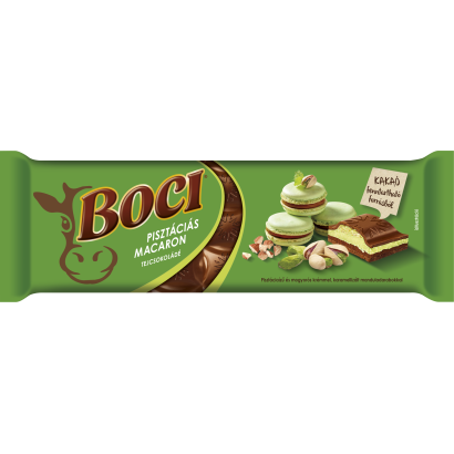 BOCI Pisztáciás Macaron tejcsokoládé 280 g