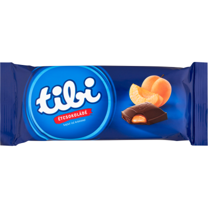Tibi étcsokoládé kajszi ízű krémmel 90 g