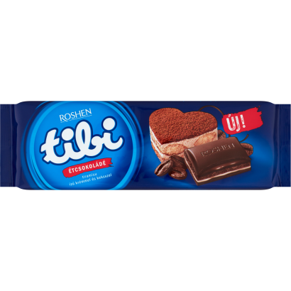 Tibi étcsokoládé tiramisu ízű krémmel és keksszel 290 g