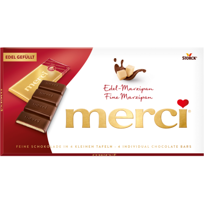Merci étcsokoládé marcipánnal töltve 112 g