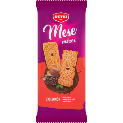 Detki Mese mézes linzer kakaós étbevonómasszával félig mártva 180 g