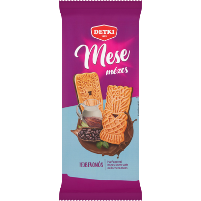 Detki Mese mézes linzer kakaós tejbevonómasszával félig mártva 180 g