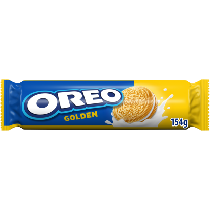 Oreo Golden vaníliaízű töltelékkel töltött keksz 154 g