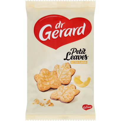 Dr Gerard Petit Leaves keksz kakaós mázzal 165 g