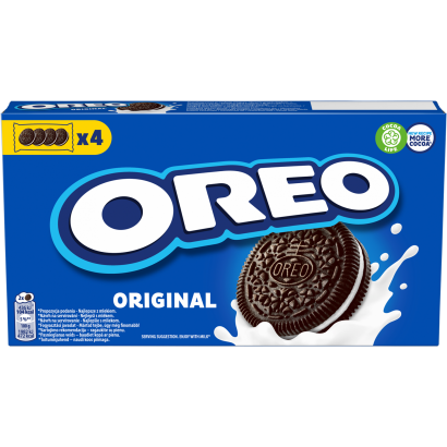 Oreo Original vaníliaízű töltelékkel töltött kakaós keksz 176 g
