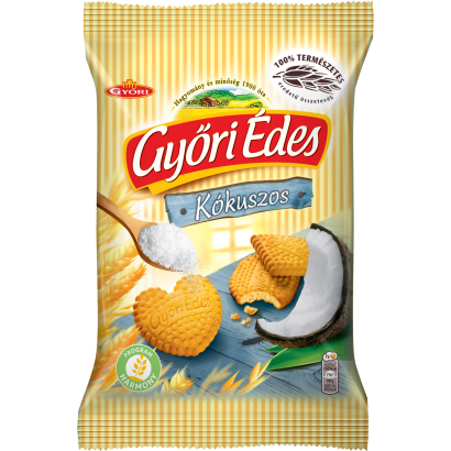 Győri Édes kókuszos, mézes, omlós keksz 150 g