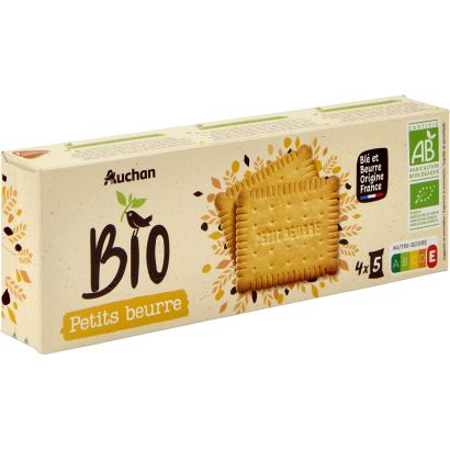Auchan Kedvenc BIO vajas keksz 167 g
