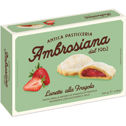 Ambrosiana Pan Fragola olasz panzerotti töltött sütemény epres töltelékkel 140g
