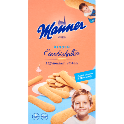 Manner piskóta gyermekek részére ásványi anyagokkal és vitaminokkal 200 g