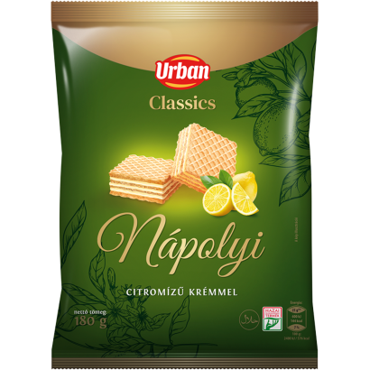 Urban Classics nápolyi citromízű krémmel 180 g