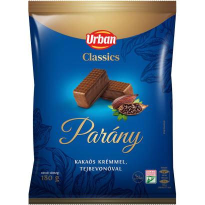 Urban Classics parány kakaós krémmel, tejbevonóval 180 g