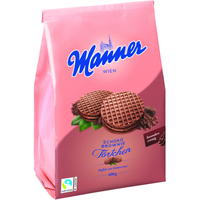 Manner ropogós kakaós ostya kakaós krémmel 400 g