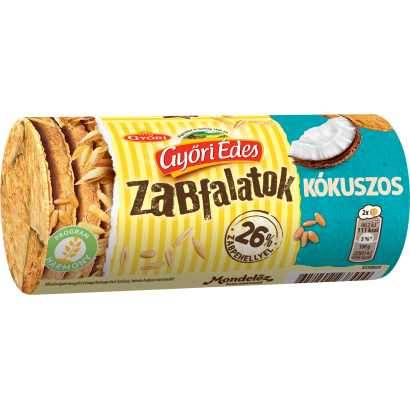 Győri Édes zabfalatok kókuszos 188 g
