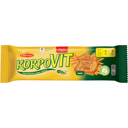 Győri Korpovit ropogós keksz teljes kiőrlésű gabonával 174 g