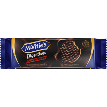McVities Digestive Original Dark teljeskiőrlésű étcsokoládés keksz 150 g