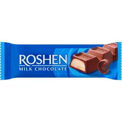 Roshen tejcsokoládé szelet creme brulée töltelékkel 33 g