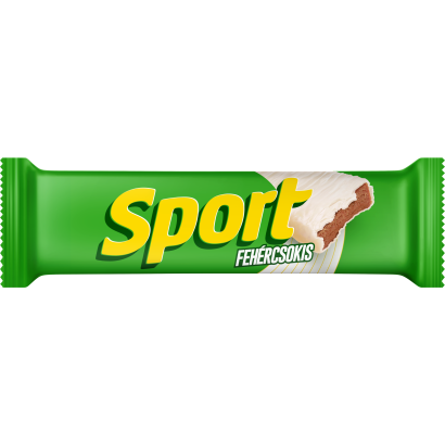 Sport fehér csokoládéval mártott rumos ízű kakaós szelet 31 g