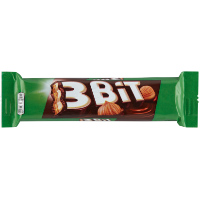3Bit tejcsokoládéval bevont keksz szelet mogyoróízű töltelékkel 46 g
