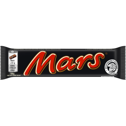 Mars karamellás földimogyorós krémes szelet tejcsokoládéba mártva 51 g