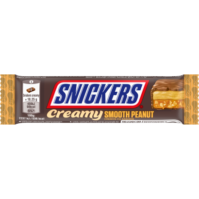 Snickers Creamy tejcsokoládé földimogyorókrémmel karamellával 2 x 18,25 g (36,5 g)