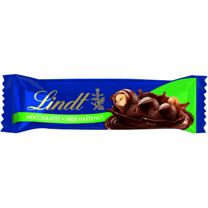 Lindt Nocciolatte tejcsokoládé mogyorós töltelékkel és egész mogyoróval 35 g