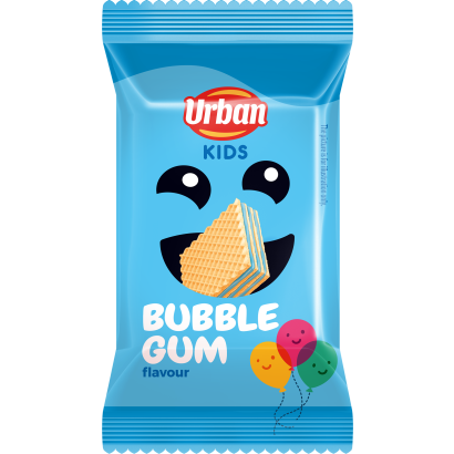 Urban Kids rágógumiízű krémmel töltött ostya 20 g