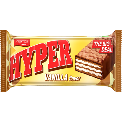 Hyper vanilliás ostyaszelet 50 g
