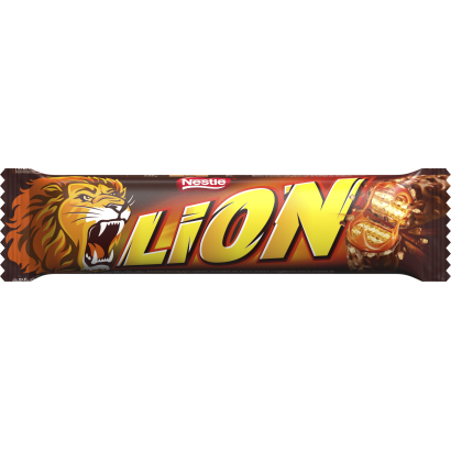 Nestlé Lion tejcsokoládéval mártott töltött ostyaszelet karamellel és búzapehellyel 42 g