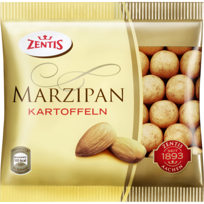 Zentis kakaóporral bevont marcipán burgonya 100 g