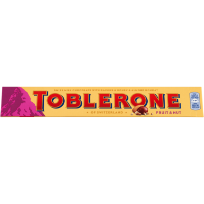 Toblerone tejcsokoládé mazsolával, mézzel és mandulával 100 g