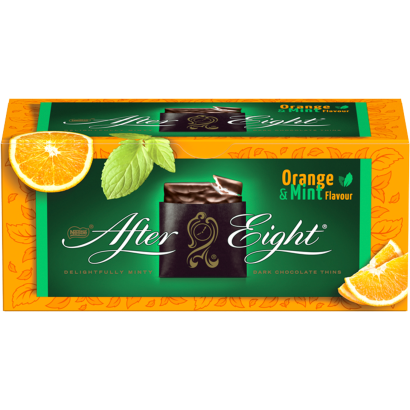 After Eight étcsokoládés lapocskák mentol- és narancsízű töltelékkel 200 g