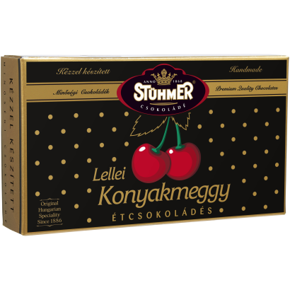Stuhmer lellei konyakmeggy étcsokoládés 163 g
