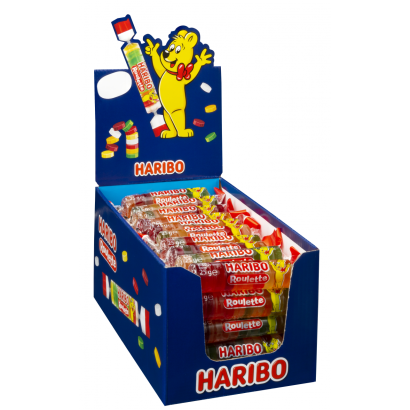Haribo Roulette gyümölcsízű gumicukorka 25 g
