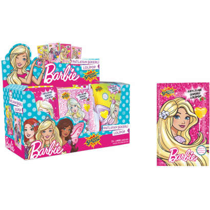 Barbie mártogatós nyalóka 12 g