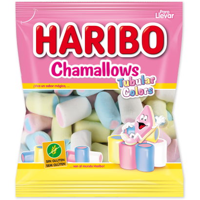 Haribo Chamallows Tubular Colors habcukorka 90 g